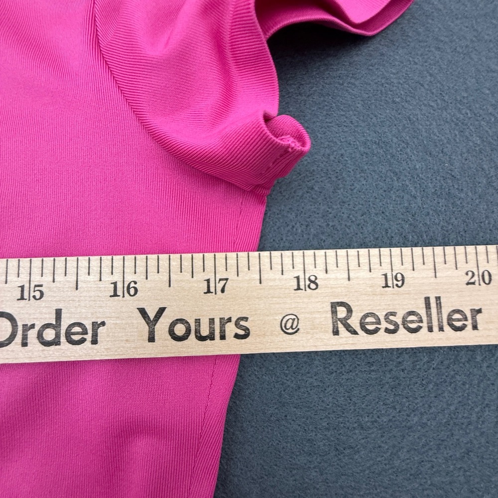 RLX Ralph Lauren Polo Women Medium Pink Golf Activewear Performance Short Sleeve - Picture 11 of 13